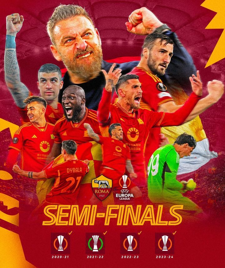 📷 @officialasroma 

2021 ✅
2022 ✅
2023 ✅
2024 ✅ 🎯 DUBLIN 🥇🐺

#romaclubindonesia 
#unicograndeamore