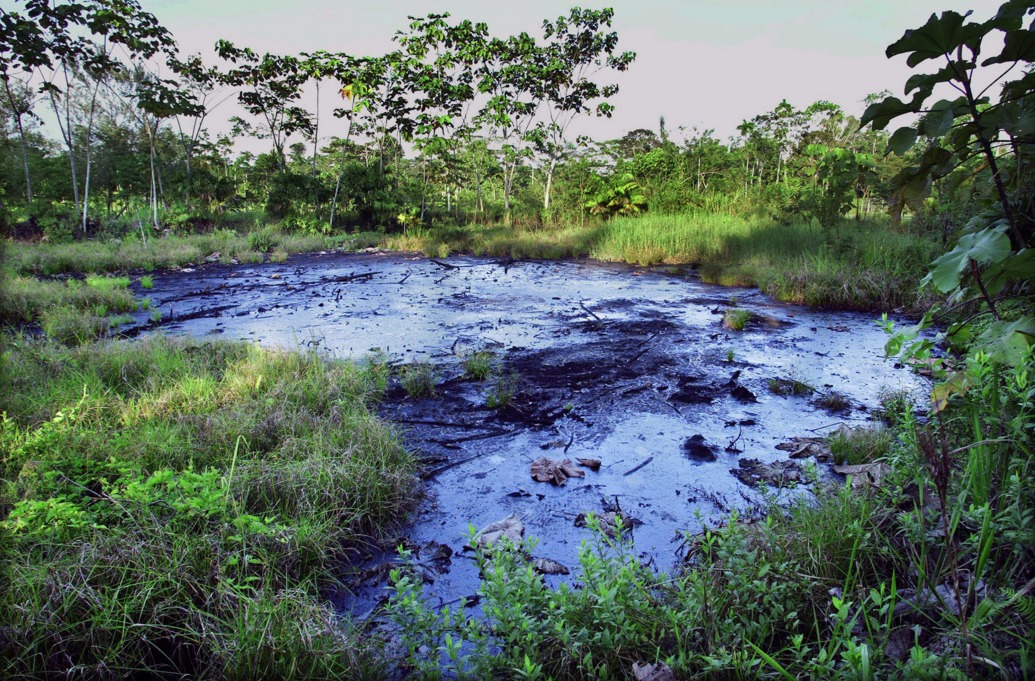 amazonwatch's tweet photo. @Chevron Plenty of greenwashing. But you know what it DIDN'T accomplish - a clean up of the 16 BILLION gallons of toxic waste it admitted to deliberately dumping the Ecuadorian Amazon. #ChevronGuilty #CleanUpEcuador https://t.co/qnkVBD9Dik