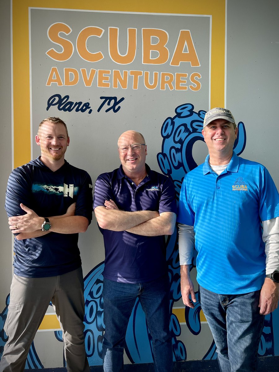 Orie Braun From Halcyon and GUE fame in Plano and helping teach and educate our retail staff🙌. We get a TON of support from our partners. #gue #scuba <a href="/HalcyonDiving/">HalcyonDiveSystems</a>