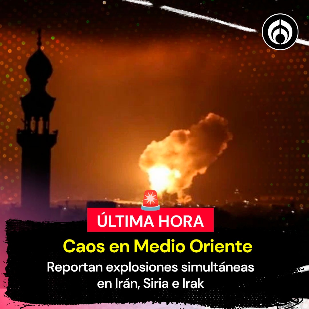 #ÚLTIMAHORA | Medios de comunicación árabes reportaron explosiones en Isfahán, en el centro de Irán, en la gobernación de As-Suwayda, en el sur de Siria, y en el área de Bagdad y en la gobernación de Babilonia, en Irak De acuerdo con los primeros reportes, los ataques aéreos…