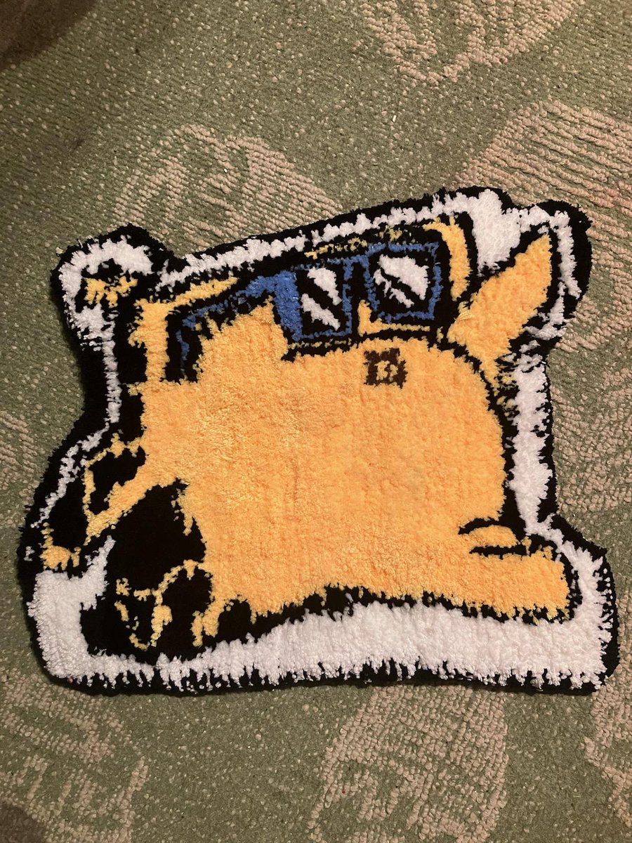rossj_'s tweet photo. @StrongBadActual kids today and their music and their haircuts and their The Cheat handcrafted rugs https://t.co/p8AArQuScy
