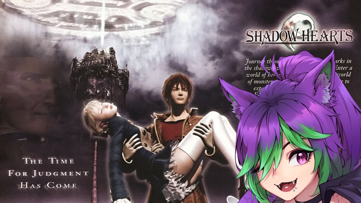 THE TIME FOR JUDGEMENT HAS COME. AND SO HAVE I! Playing Shadow Hearts because I felt like mixing it up. Live now!