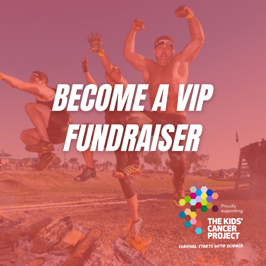 🎗️ The Kids' Cancer Project is the official charity partner of @SpartanRace 🏃🏽‍♂️🚵🏼.

By becoming a VIP Fundraiser, you can show your dedication to this important cause 💪🏼.

If you raise over $1,200, you will even have your registration fee refunded! 💰 

rb.gy/jmjhfx