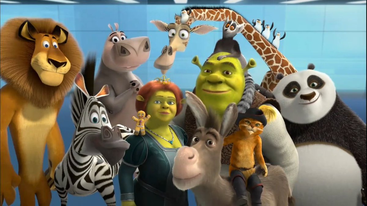 I look at this official DreamWorks TV bumper and ask myself why we still don't have a Jellystone style crossover show yet