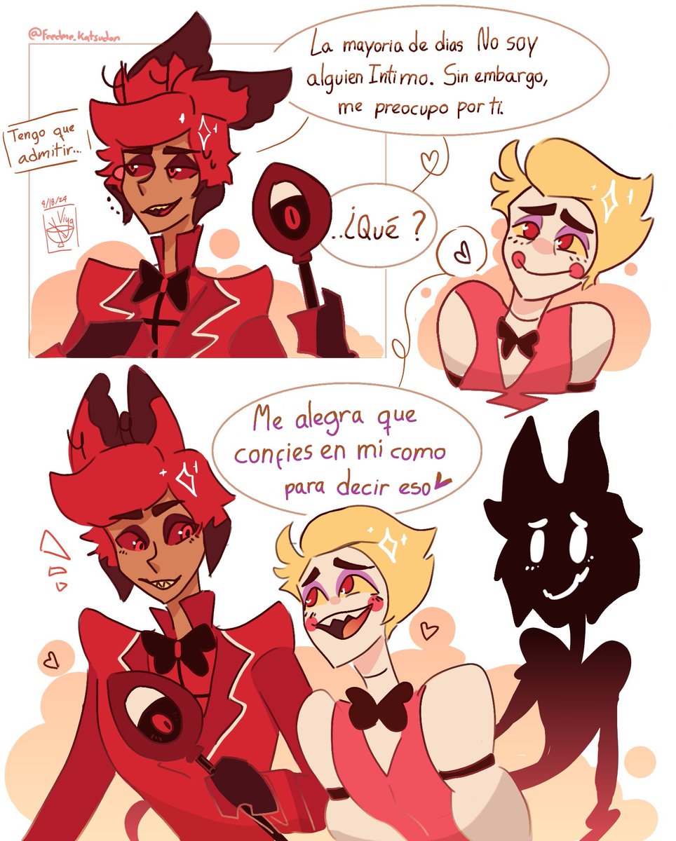 La sombra sonriendo ahhhh

Créditos a: @/FeedMe_Katsudon 

#HazbinHotel #HazbinHotelLucifer #HazbinHotelAlastor #Radioapple