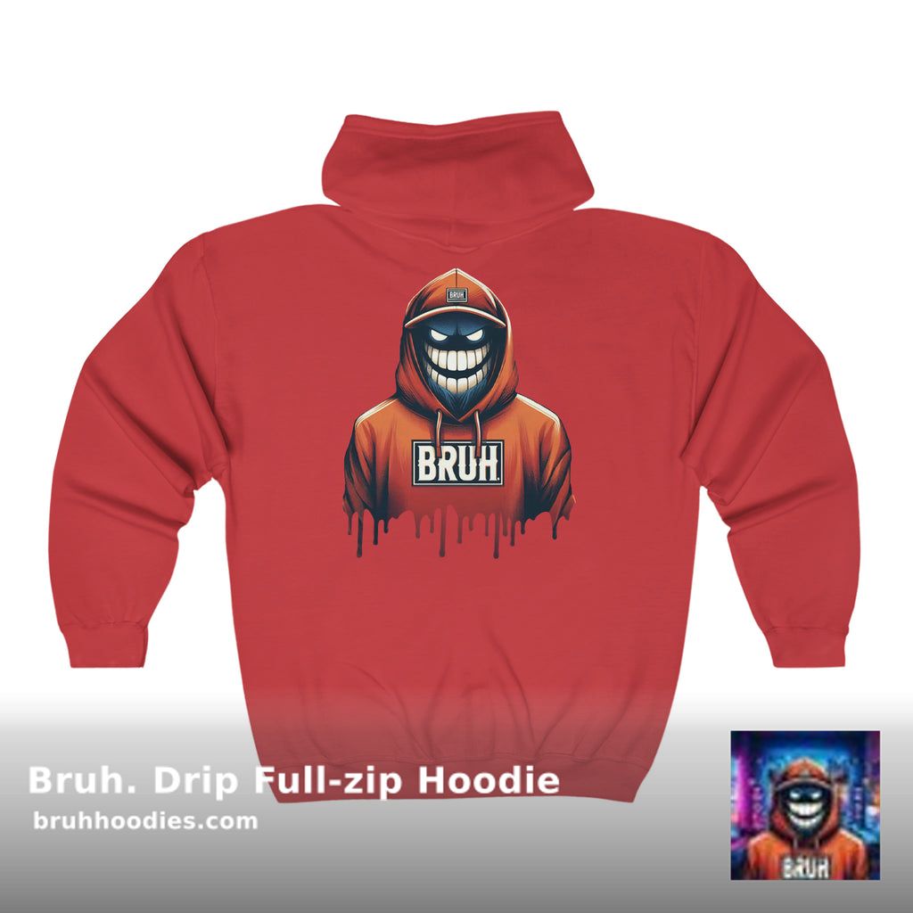 😎 Stand out in style! 😎
 Bruh. Drip Full-zip Hoodie now $74.99 🤯
by Bruh. Hoodies ⏩ shortlink.store/v9or8kvmmqbo
Get yours today with FREE Shipping on orders over $100! #FashionEssentials
#ShopNow