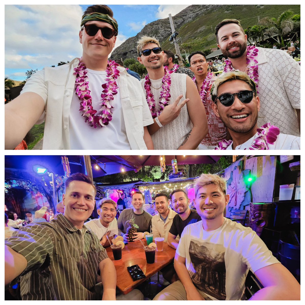 DarykChilds's tweet photo. First ever and much needed Hawaii trip!

Such a fun group 🌈

#gaycouples #japanesegay #seattlegay #gayjapan
#lgbtq #loveislove #同性結婚 #同性婚 #夫夫 #国際ゲイカップル #ゲイカップル #ゲイ #東京ゲイ #同性愛  #husbands #gaymarriage https://t.co/lpVAUkZ3Ik
