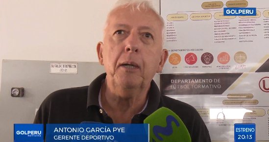 Antonio García Pye: 'Sabemos que hay una campaña, parece que los penales o las expulsiones no pueden existir cuando juega la U, porque sino lo interpretan como un favorecimiento. Hay una campaña mediática y sabemos de dónde viene. Ese es el costo de ser los mejores'.