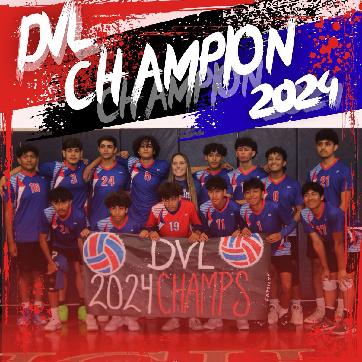 #RajahThat!!!! DVL Champs in the inaugural season is AMAZING!! 🙌🏼💙♥️👊🏼👏🏼🤩 @IHSRajahs <a href="/IndioHS_Sports/">Indio High School Athletics</a> <a href="/RajahsVB/">Rajahs Volleyball🏐</a> <a href="/DesertSunSports/">Desert Sun Sports</a> <a href="/DesertSandsUSD/">Desert Sands USD</a> <a href="/shad_powers/">Shad Powers</a> <a href="/BlakeArthur24/">Blake Arthur</a> <a href="/takesbytal/">Talialaina Letoi</a> <a href="/timobrientv/">Tim O’Brien</a>