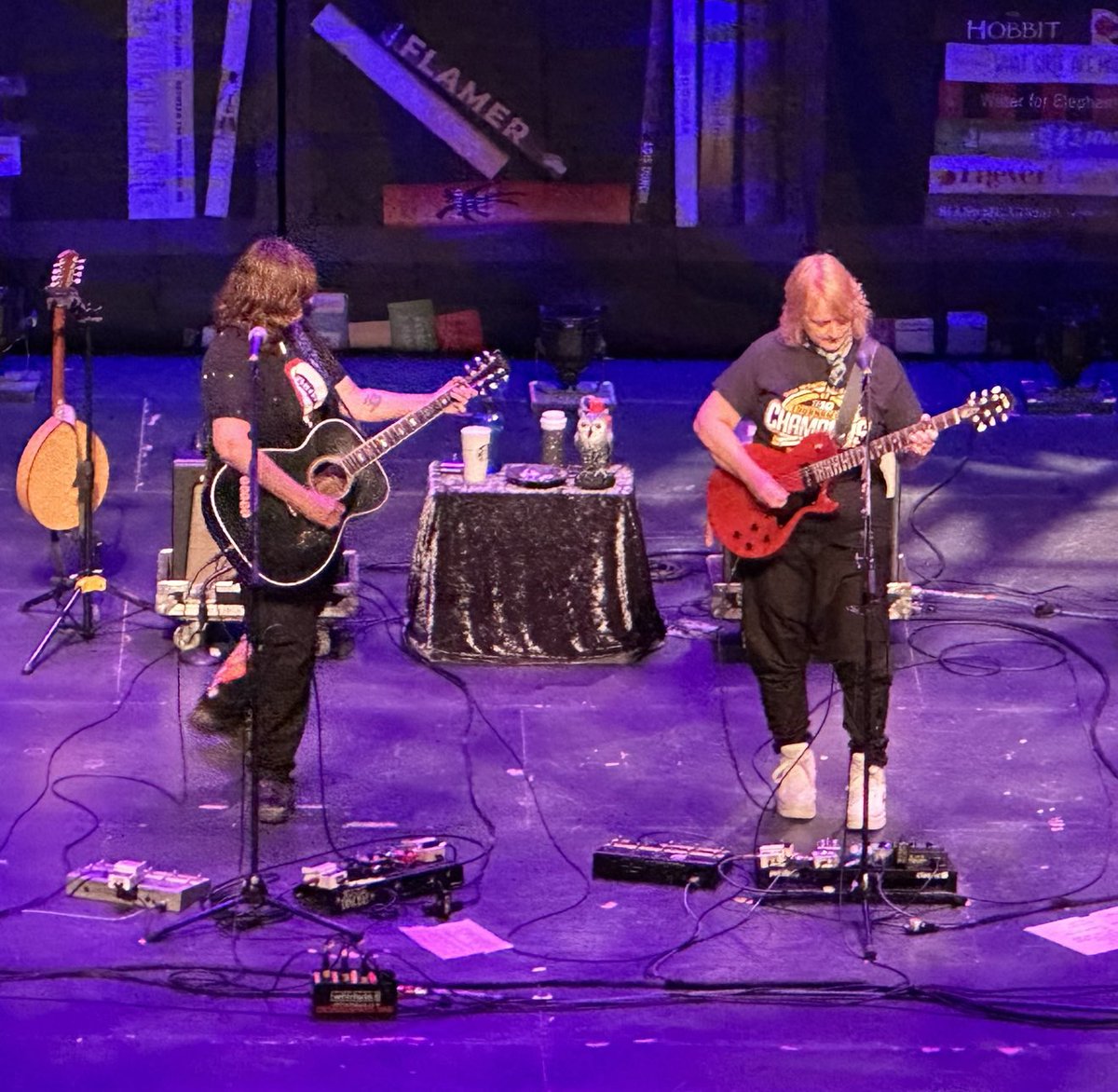 “The hardest to learn is the least complicated” Great to hear ⁦@Indigo_Girls⁩ ⁦@englert⁩ tonight in Iowa City! Their music was part of the soundtrack that got me through my grad school and postdoc days! 🎶