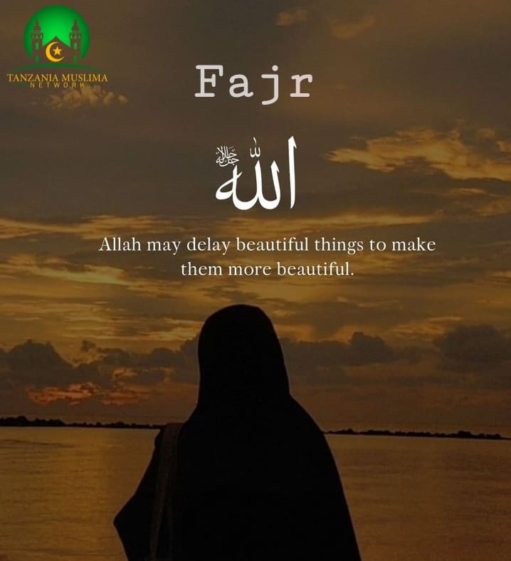 Raha ya kwanza duniani utakapoamka na kusali Swalah ya Al-Fajr, anayepata hii Swalah basi Mwenyezi Mungu amesema siku yake nzima inakuwa imebarikiwa. #TeamFajr #Fajr #FajrReminders #Islam #Muslim #Alhamdulillah