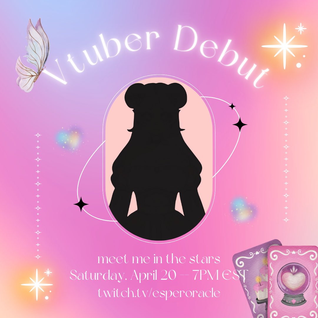 Isn’t that crazy? It’s finally happening 🥹🥹🥹🥹 Come join me on Saturday!!! I’ll be doing my first play through of Kingdom Hearts II along with debuting my model!!! First times for everything!!!! 💕💕💕 Ty to <a href="/itsnoonaur/">Noona</a> for the amazing graphic!