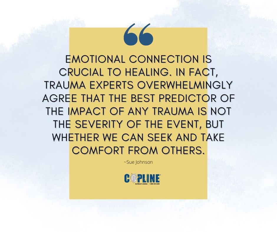 COPLINE__'s tweet photo. When traumatic memories resurface, CopLineยฎ is here to listen and provide confidential support. Don't let the weight of your memories crush you.
Call us today at 1-800-COPLINE
#copline #empathy #mentalhealthawareness #trauma #lawenforcement https://t.co/0IwTFS3P6m