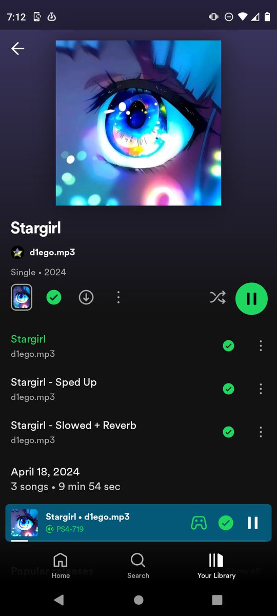 Stargirl ⭐👸 out now on all platforms 👀‼️ #newsong #newsingle #newmusic #indie #musician