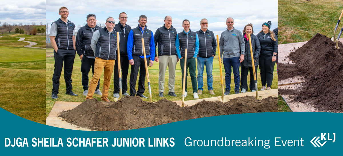 Congrats to @BismarckParksandRecr and @DakotaJuniorGolfAsso as they expand the Sheila Schafer Junior Links. KLJ is providing topographic survey, environmental, preliminary design, construction & other services. Thank you to everyone involved in bringing this project to life! #KLJ