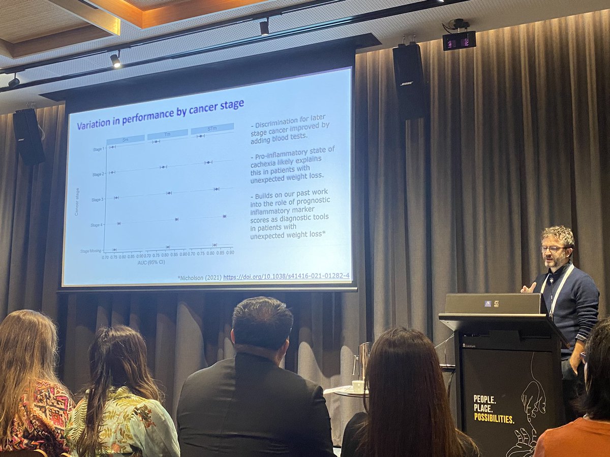 Unexpected weight loss associated with risk of undiagnosed cancer. @BrianDNicholson on the importance of external validation of prediction models and identifying and dealing with the impact of selection bias. @OxPrimaryCare #CAPRI2024