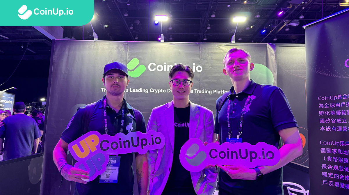 CoinUpOfficials's tweet photo. 🔥 Live from #token2049dubai with #CoinUp lovers~

🥰Gathering at the our Booth, buzzing with excitement!

🚀Don't miss out the excitement with us!

#Crypto #Dubai https://t.co/07QaYI3BCD
