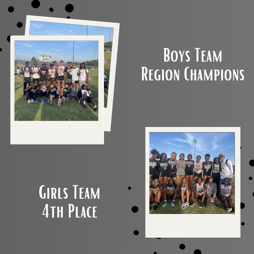 TrackHoco's tweet photo. Region Runner-Ups 🥈
-Aryanna Haynes, 100m Hurdles
-Girls 4x100m Relay Team
-Boys 4x100m Relay Team
-Noah Fitzgerald, 800m

3rd Place 🥉
-Madison Hardrick, 200m 
-Girls 4x400m Relay Team

4th Place
-Madison Hardrick, 400m 
-Caroline Papczynski, 1600m
-Austin Stinson, 200m https://t.co/uJgpWjaCLB