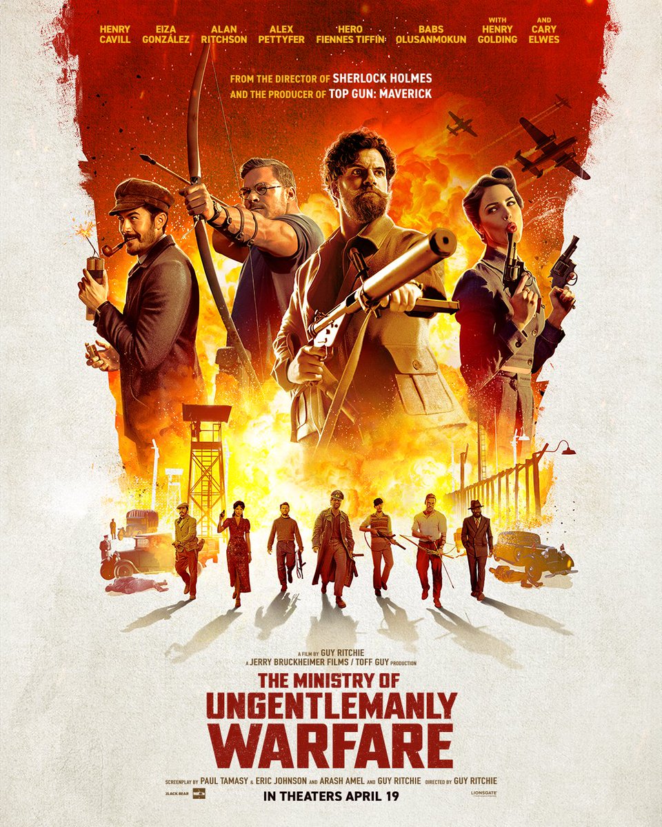 An explosive war flick with wit, charm, humor, and violence. Guy Ritchie's The Ministry of #UngentlemanlyWarfare is a breezy and stylish WWII action piece that delivers great fun thanks to its fantastic director and cast. An enjoyable blast from start to finish. @MinistryWarfare