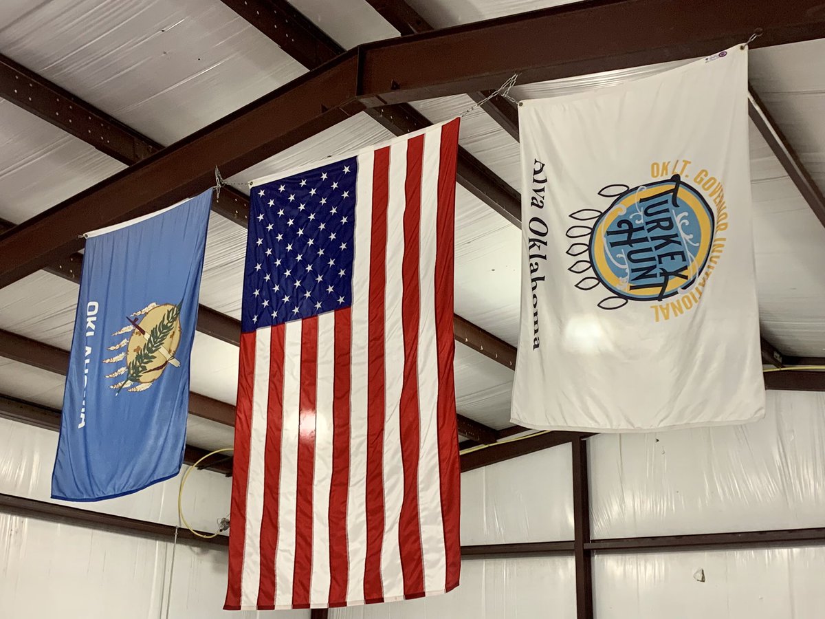 LtGovPinnell's tweet photo. Stop 6: Alva. Alva has been a host for the Lt. Governor’s Turkey Hunt since 1989 & recruited companies like Vantage Plane Plastics & SandRidge. With a 500-acre industrial park & a 1500-seat arena under construction, Alva is ready for the next 34+ yrs of development. #TurkeyHuntOK https://t.co/PvfM5CxzFT