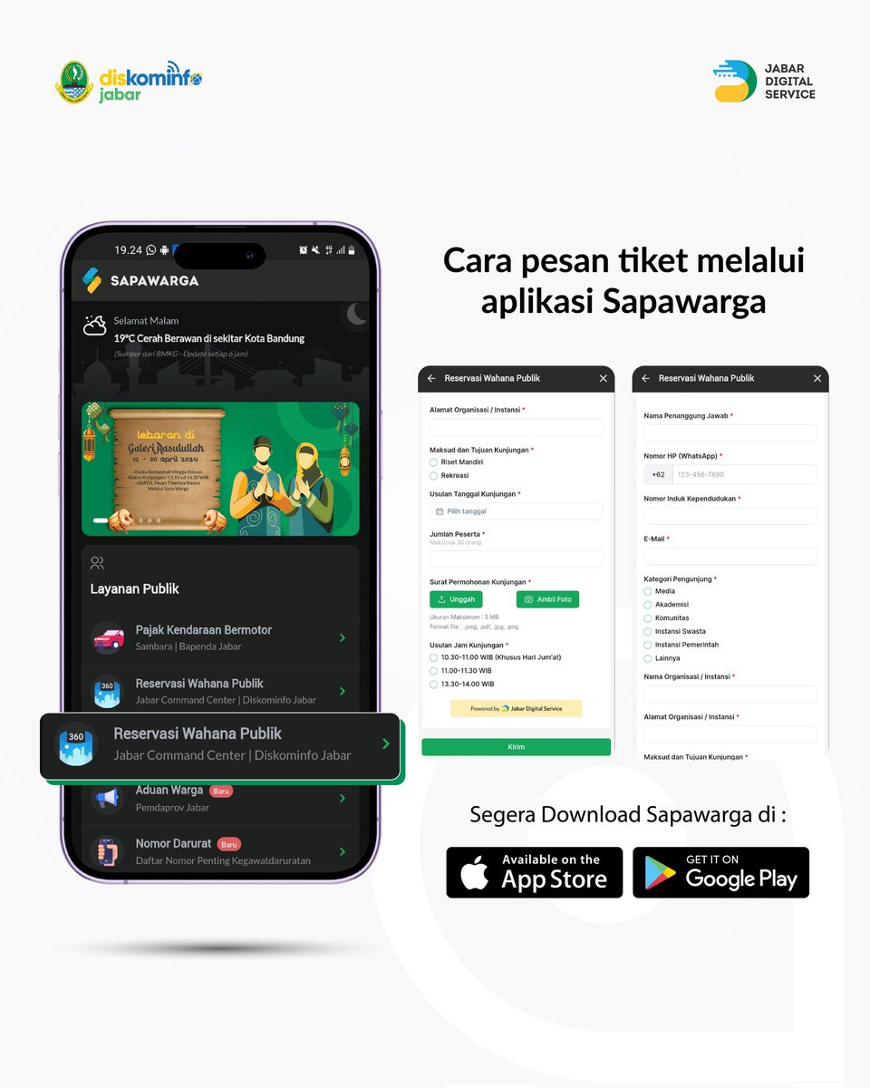 jabardigital's tweet photo. Lalu ikutin langkah berikut, ya! Buruan daftar! Kuota terbatas 😆 https://t.co/Qz3hq6YLbY