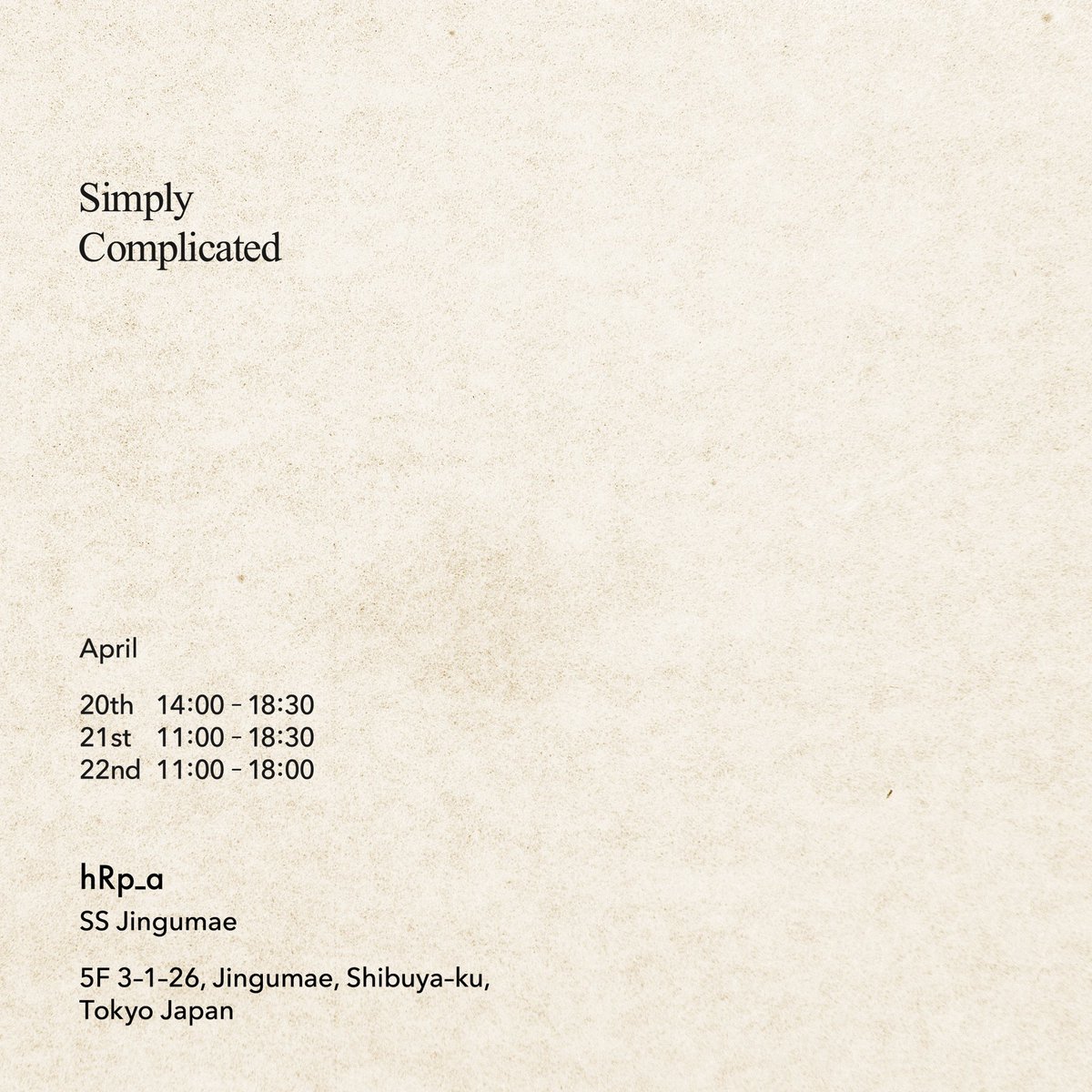 SimplyComplicated (@SCcloJP) / Posts / X