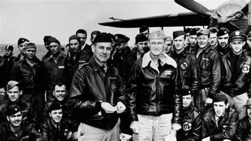 TammiMinoski's tweet photo. #OTD 1942: Lt. Col. James #JimmyDoolittle led 16 American B-25 bombers launched from the USS Hornet in an air raid against mainland Japan. The bombers flew 668 miles to the Japanese capital of Tokyo, which was the target. #MilitaryHistory  #DoolittleRaid https://t.co/xoGB1MxLBn