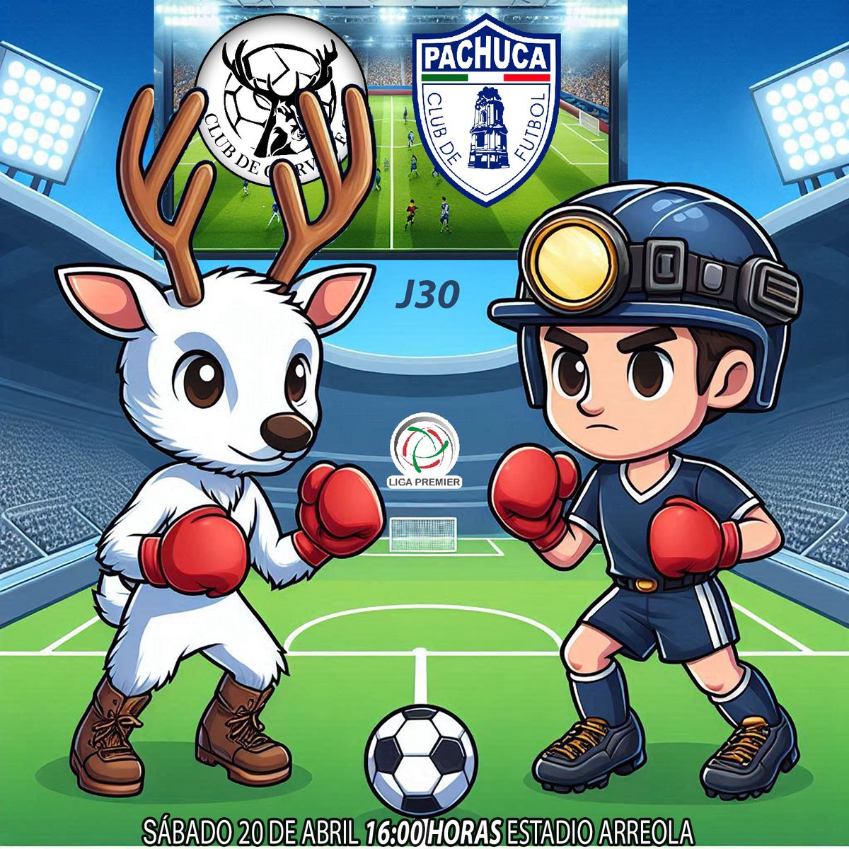 🟦OBJETIVO PARA EL FINAL DEL TORNEO: CERRAR CON UNA VICTORIA⬜️

🥅J30
 ⚽️ Club de Ciervos F.C. vs Pachuca Premier 
 📅SÁBADO 20 de ABRIL 2024
 🕛16:00 hrs
🏟Estadio: Arreola

#PachucaPremier #laligapremierjuegaentodoméxico #LigaPremierFMF #J30 <a href="/LigaPremier_FMF/">Liga Premier FMF</a> <a href="/adictosala_p/">Adictos a la Premier Mx</a>