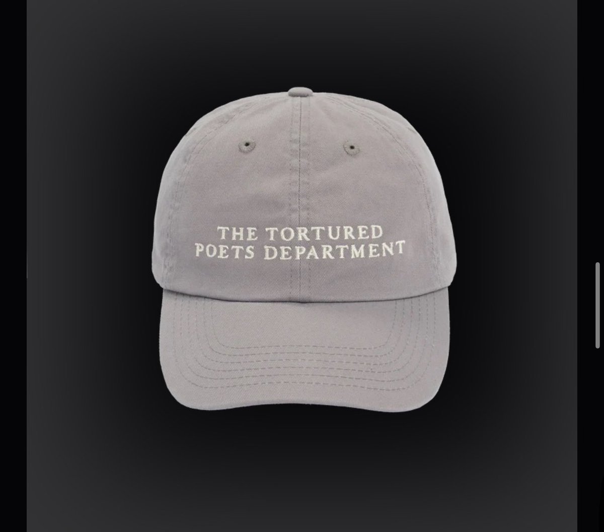 kirstttalicia's tweet photo. Umm this hat looks familiar? 👀 #tsttpd #ttpdmerch https://t.co/boPpZF33V6