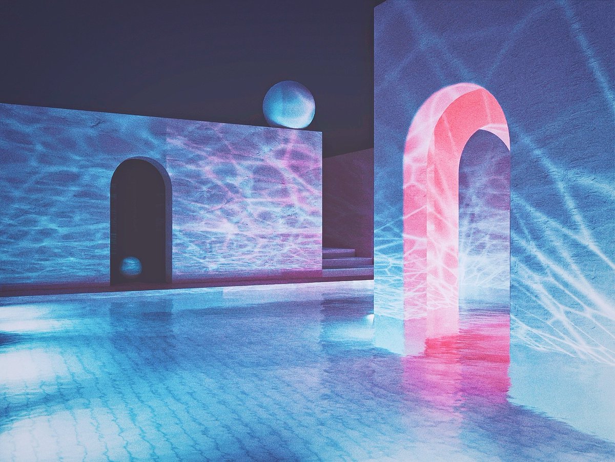 untitled 
#vaporwave #liminalspace #dreamcore
#poolcore #art #architecture