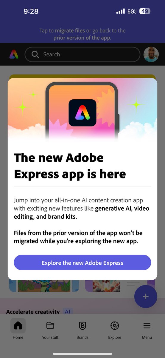 I am beyond excited to have the @AdobeExpress app out of beta and in full throttle mode. Yes, all the great things we love about @AdobeForEdu’ Express web version is now at your fingertips. Can’t wait to see what you create & share out my creations. #AdobeEduCreative