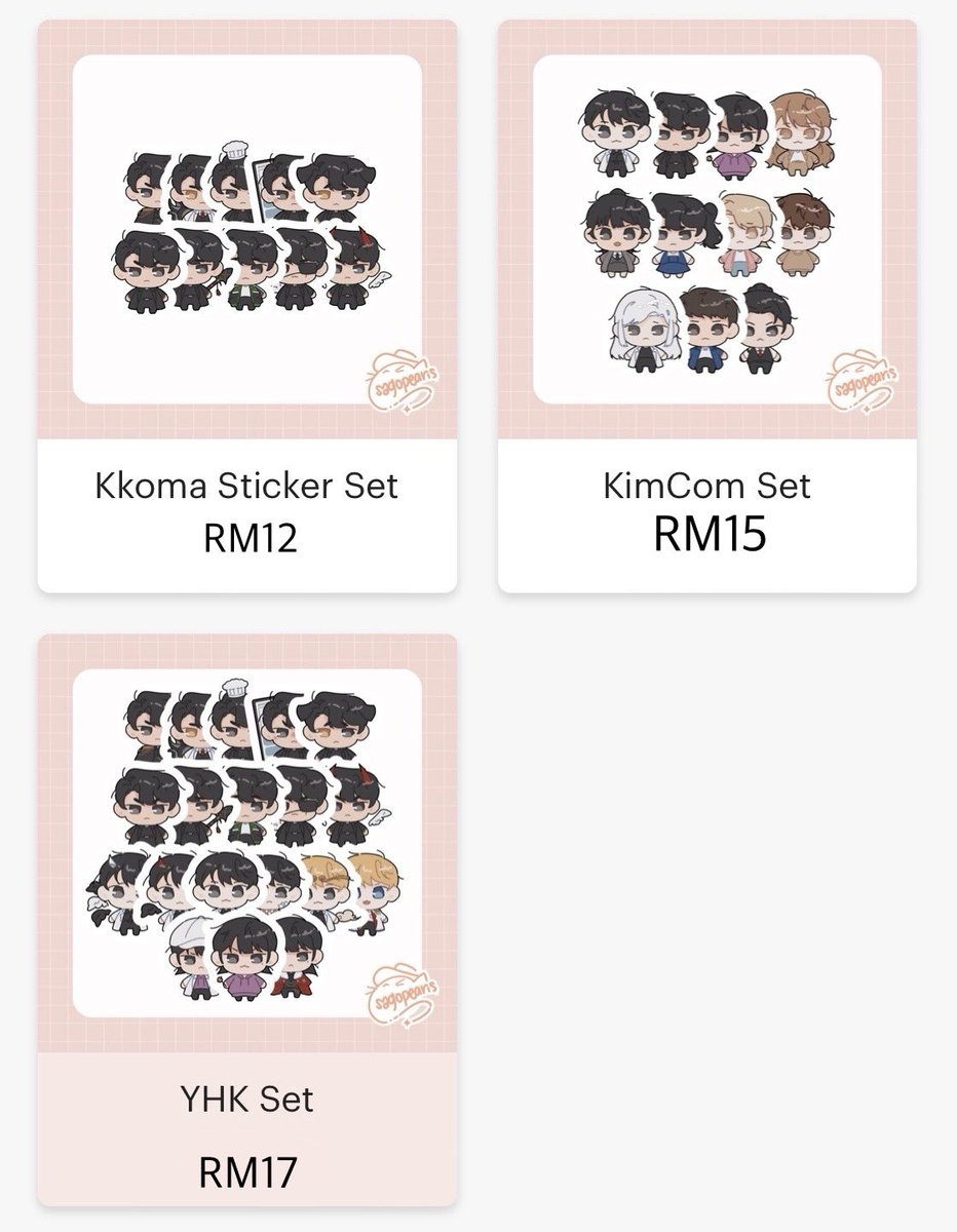 RTs♡ [MY GO 🇲🇾 - #iovegos]
ORV Fanmerch Preorders (@sagopearis)

🏷️Prices per each in pics (or alt)
📅Closes: May 3 • 4 P.M.
💸2nd payment needed
💌DM to order

📝direct shipment to MY

#pasaranimeMY @pasaranimeMY