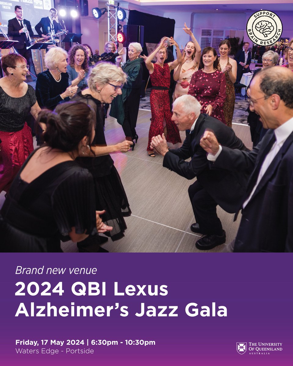 Dust off your dancing shoes and join us at Waters Edge at Portside for the 2024 QBI Lexus Alzheimer’s Gala! Help us raise funds to support vital brain research. 🗓️ May 17, 2024 🕰️ 6:30pm – 10:30pm 📍 Waters Edge – Portside Tickets bit.ly/4aFaPjh
