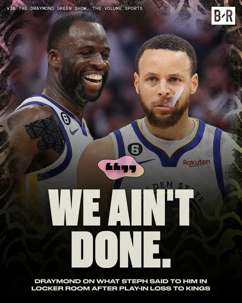 Draymond shares what Steph said to him following their play-in loss 🗣️😤 (via The Draymond Green Show, @TheVolumeSports)