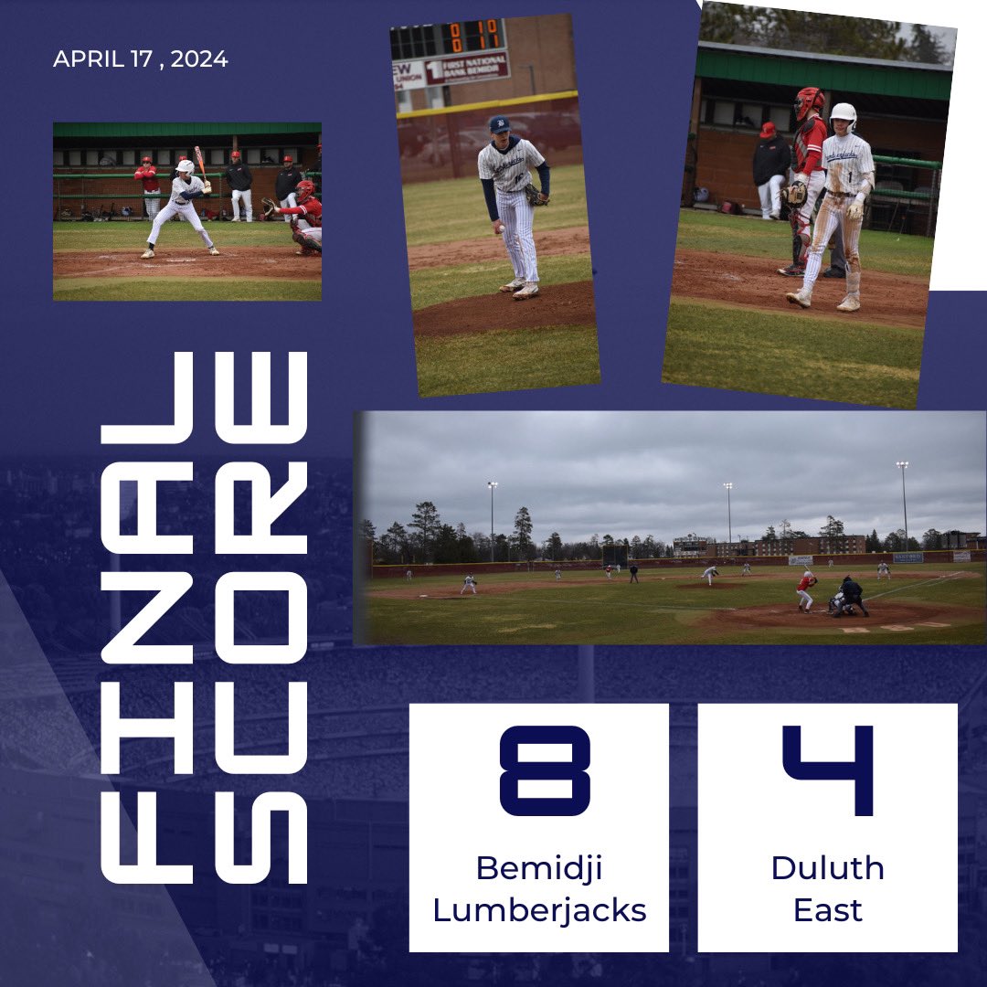 ⛽️Peyton Neadeau 6 Inn, 1ER, 7K 💣Landon Hanson 2-4, 2RBI, R 💣Boston Smith 2-4, 2RBI, R 🪓Fisher Ganske 3-4, 2RBI, R 🪓Gunner Ganske 3-4,2R 🪓Kobe Brown 2-3, RBI, R