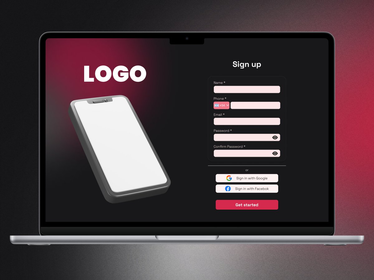 gerbocco's tweet image. Day 01/100
Prompt: Sign Up

#DailyUI #dailyuichallenge