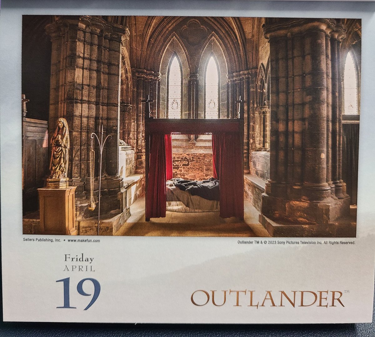 #dailycalendar April 19th 2024 #2024OutlanderCalendar #Outlander #Faith instagram.com/p/C57T0N1MgwG/…