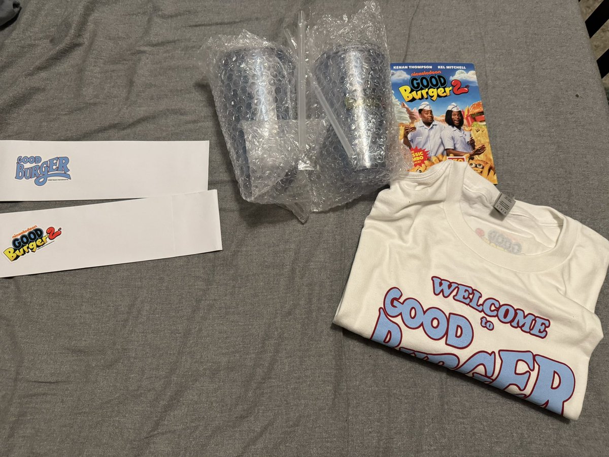 Hey @dannydorito23 I finally received my Goodburger 2 package! Thank you so much man! You are the best!