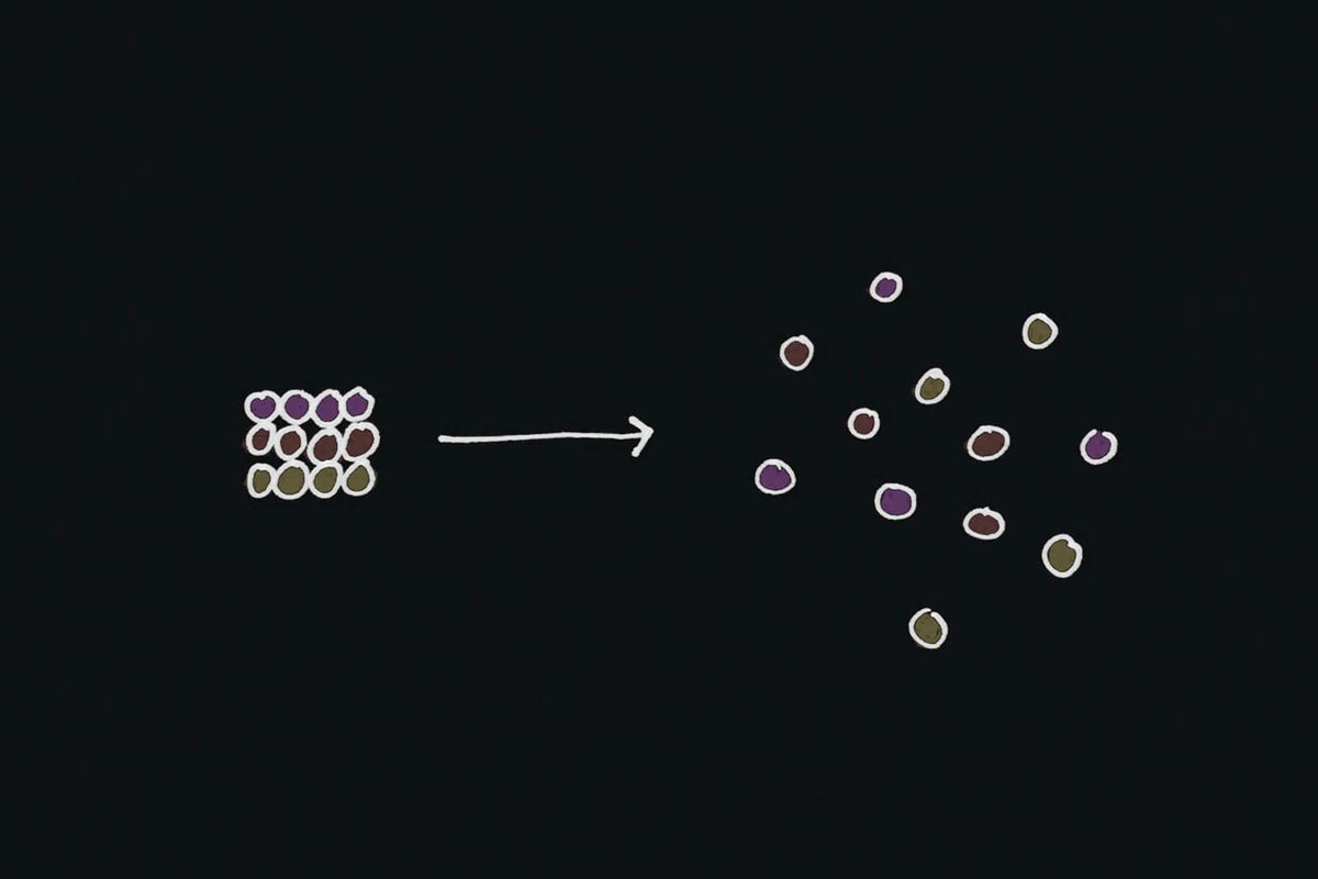 The second law of thermodynamics states that the entropy (or disorder) of an isolated system always increases over time. This means that the universe, as a whole, is moving towards a state of maximum disorder.