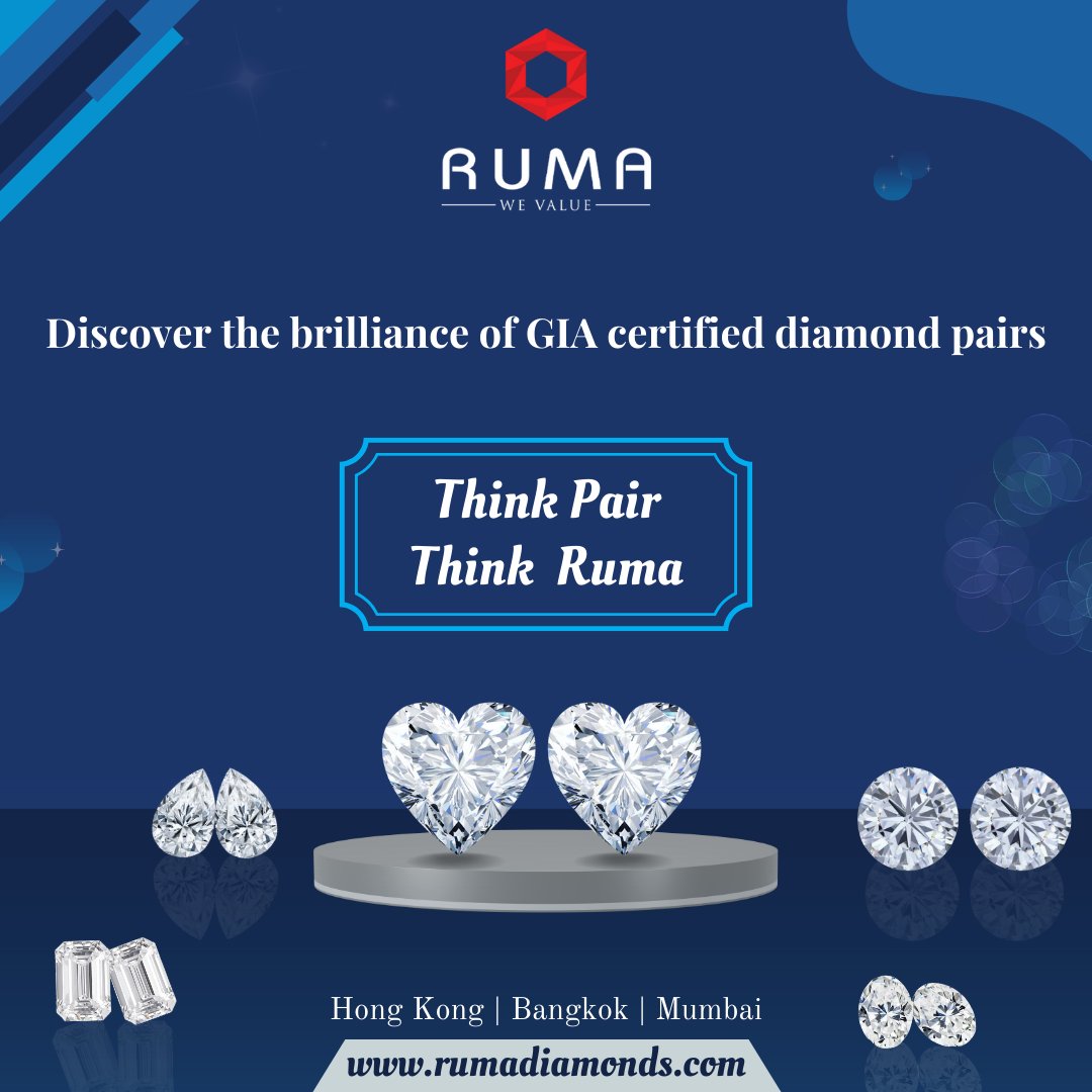 Ruma_Diamonds's tweet photo. Uncover the perfect GIA-certified pair at a price that fits your budget.💎

Invest in timeless elegance without compromising on quality.✨

Should you require additional information, feel free to reach out to us. 📩

#rumadiamonds #naturaldiamonds https://t.co/HRGXSUwqmy