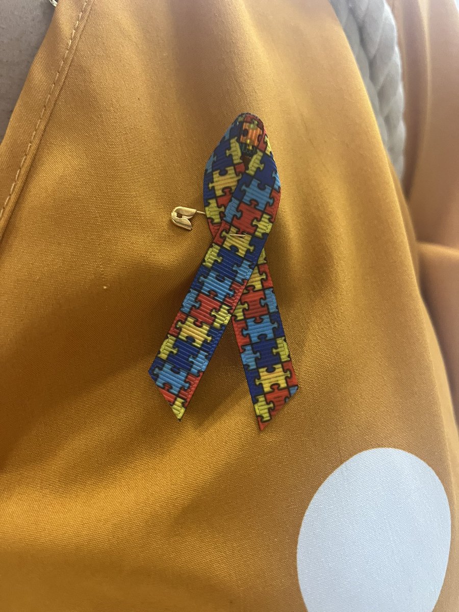 ShilohGenerals's tweet photo. Day 153 - Ribbons, ribbons, everywhere! 🎗️This week, we celebrated Autism Awareness Week at Shiloh!  A big #Salute to our Generals for spreading understanding, acceptance, and love for our students! 🧩💙
#180DaysofPRIDE #AutismAwarenessWeek🧩 https://t.co/KHGH4pLkY4