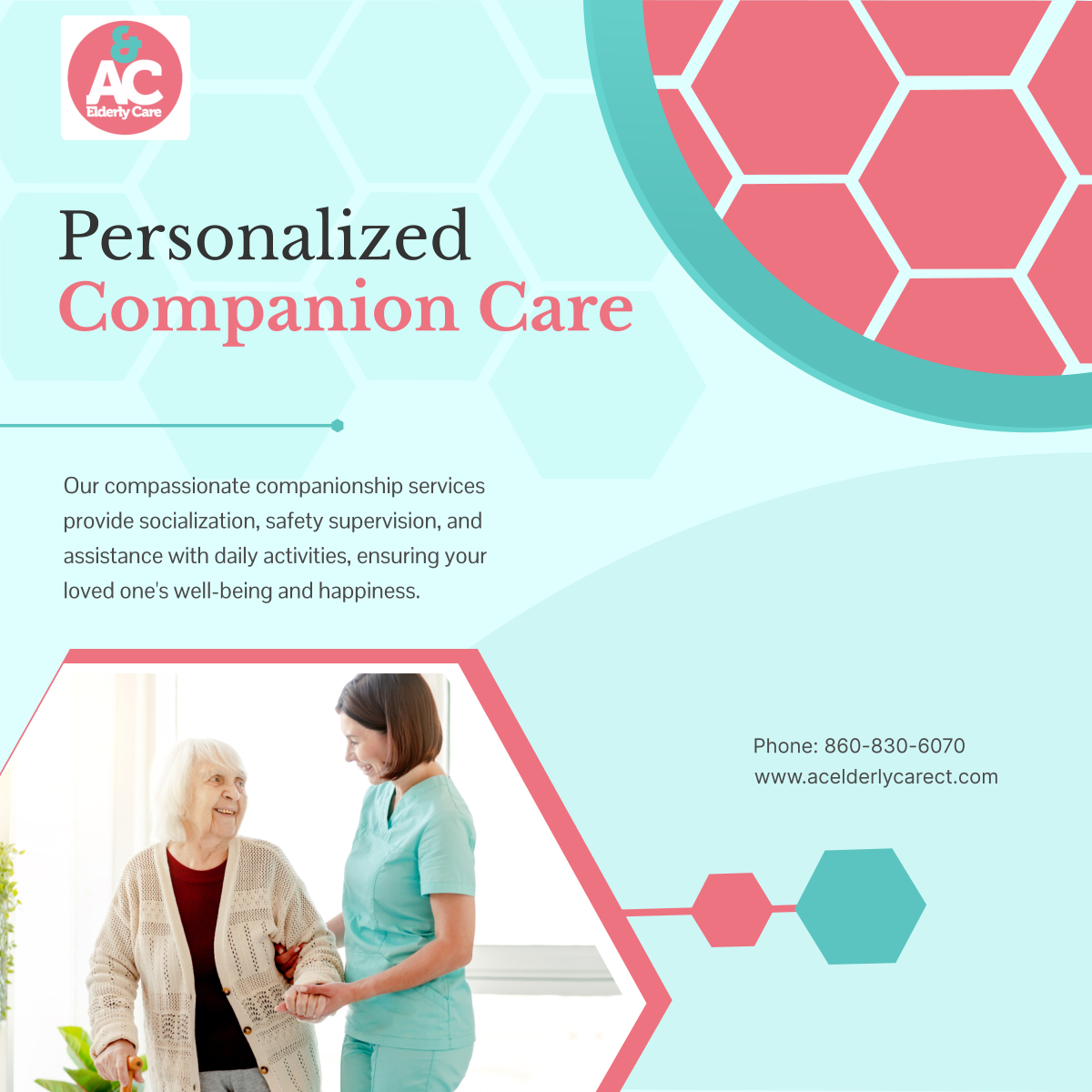 Give your loved one the gift of companionship and support. Learn more about our personalized companion care services today! 

#EastHartfordCT #HomeCare #CompanionCare