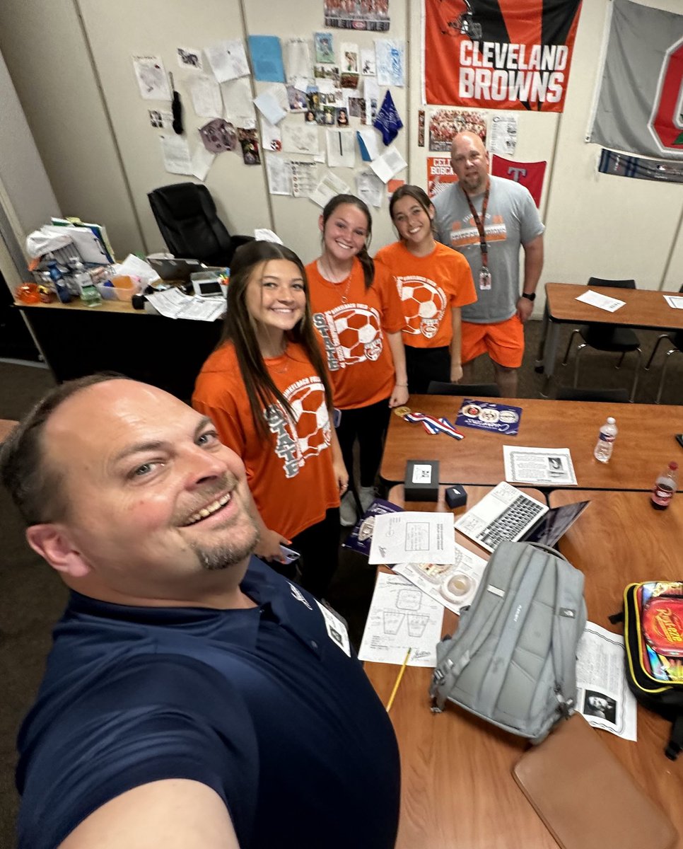 To say my role is rewarding would be a complete understatement! If the smiles were this great during the State Ring design meeting, I can’t wait to see them when they open that @Jostens box at the first home FB game in August! ⚽️ 🎉💍💍💍🎉 #Back2Back2Back #CelinaGirlsSoccer