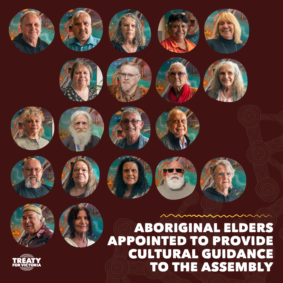 Congratulations to the new Elders' Voice standing group ✊🏾 This group of Elders' will provide knowledge, wisdom and cultural authority on our path to Treaty.