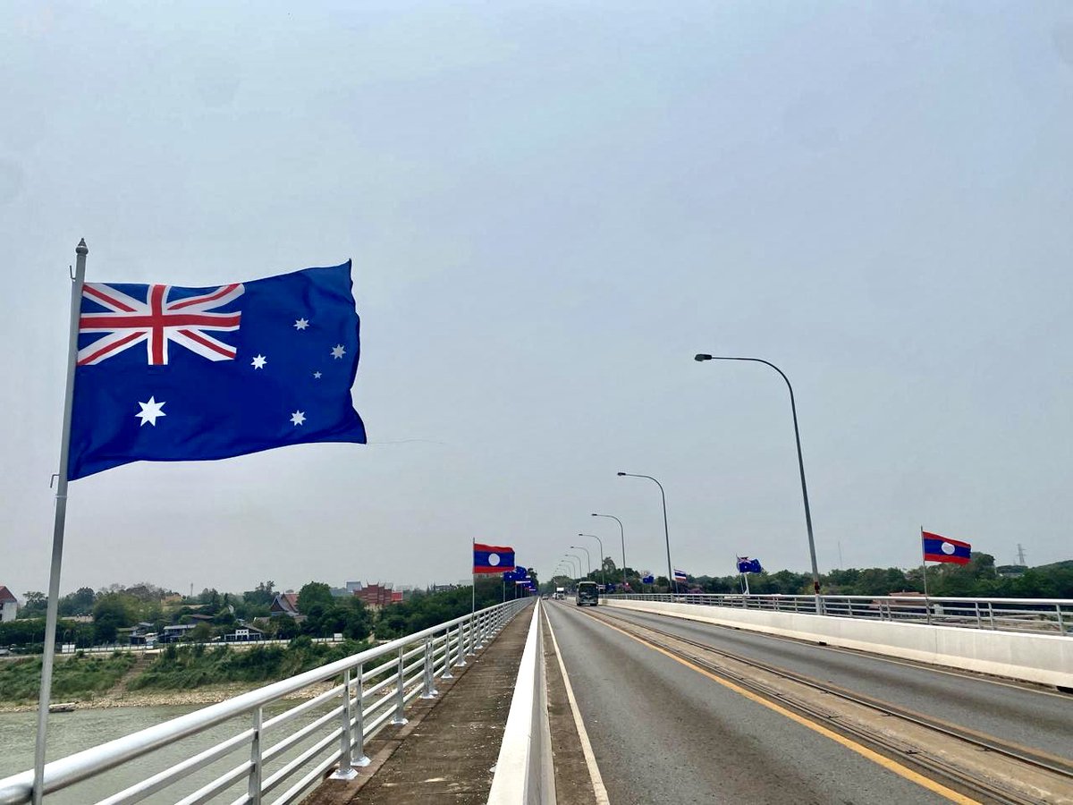 🇦🇺 is proud to be a part of 🇱🇦 land-linked journey. Looking forward to commemorating 30 years since the opening of the 1st Lao-Thai #FriendshipBridge in #Vientiane this weekend