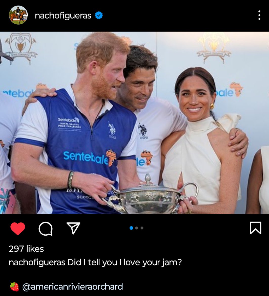 Ignacio being the brother-in-law Meghan deserves 😆