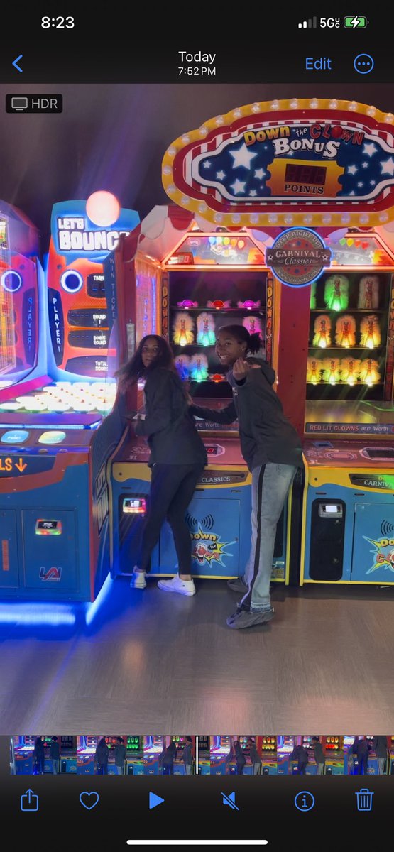 KHSLadyRoosTF's tweet photo. Had a Great Time creating more memories the night before the Regional Track Meet. Of course I had to walk out of Main Event with 2600 Tickets along with a couple wins vs the kids!!
#LadyRoos
#CompeteATeverything https://t.co/Hs2S4IOcwc