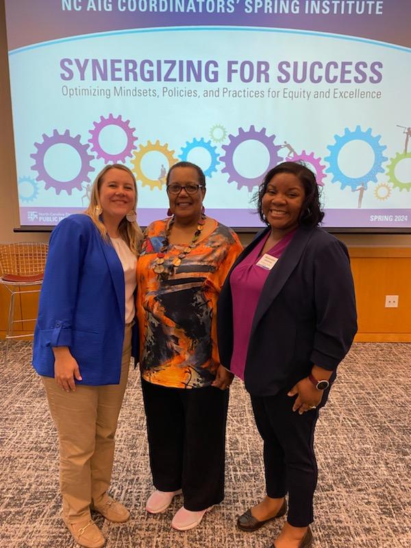 Enjoyed this pioneer in Gifted Education. Dr. Joy Lawson-Davis shared powerful thoughts to help propel us forward in our work as gifted educators at the NCDPI AIG Coordinator's Spring Institute. @davis_joy @CumberlandCoAIG