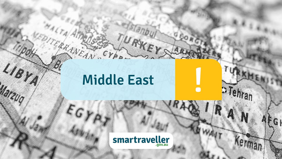 There have been reports of explosions across some locations in the Middle East. The security situation could deteriorate quickly, with little notice. There may also be airspace closures, flight cancellations, diversions and other travel disruptions. (1/2)