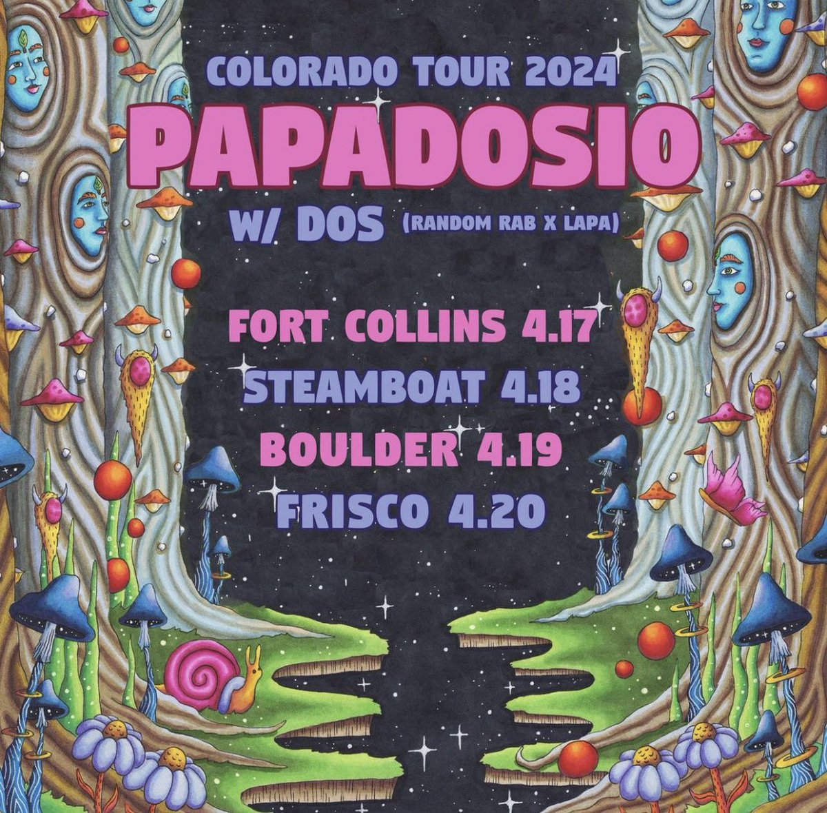 This weekends shaping up to be pretty dope! If you’re in the Boulder area catch me painting at Papadosio on bicycle day 4/19 
@ the Boulder theater ⛰️🚲⛰️